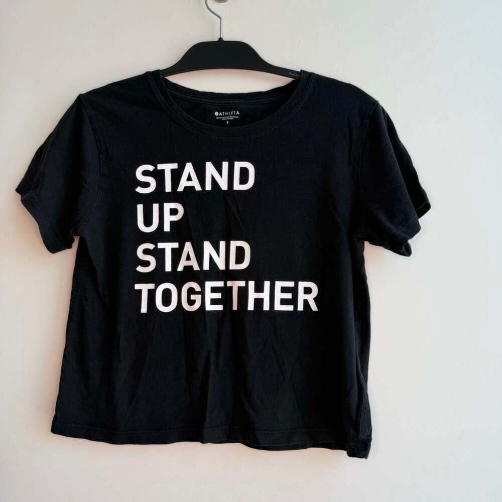 Athleta Stand Up Stand Together Graphic T-Shirt Size S